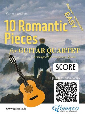 cover image of Guitar Quartet Score "10 Romantic Pieces"